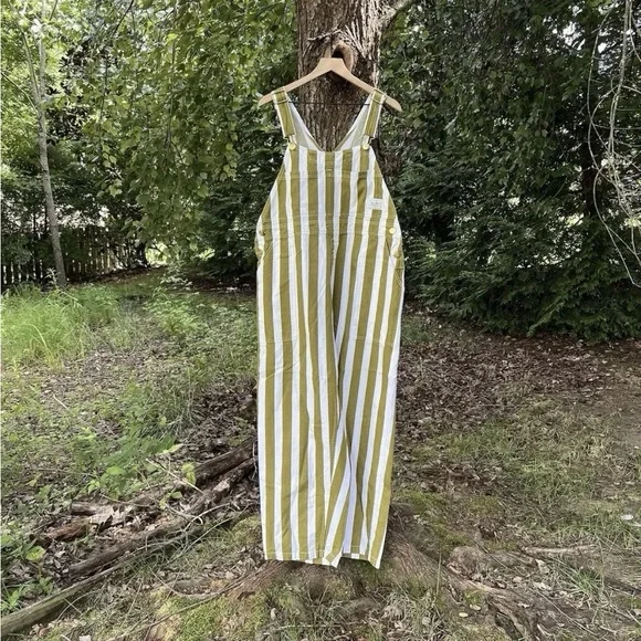 Big Bud Press Olive Stripe Original Overalls Size 2X - Picture 2 of 9